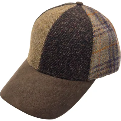 Casquette Baseball Patchwork Highland Marron – Traclet