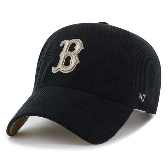 47 Boston Red Sox MLB Black Corduroy Cap