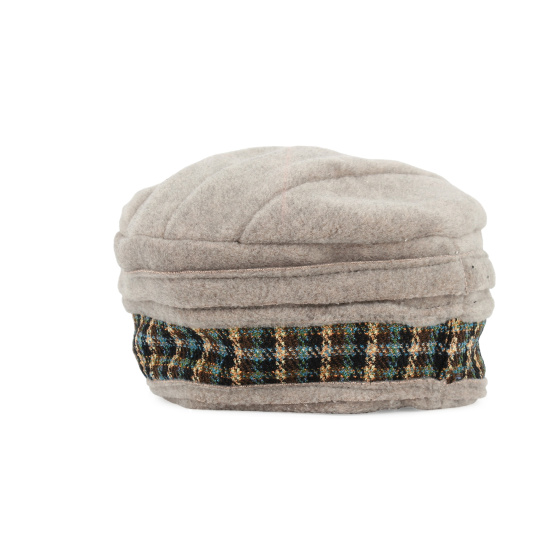 Toque polaire tweed - made in france