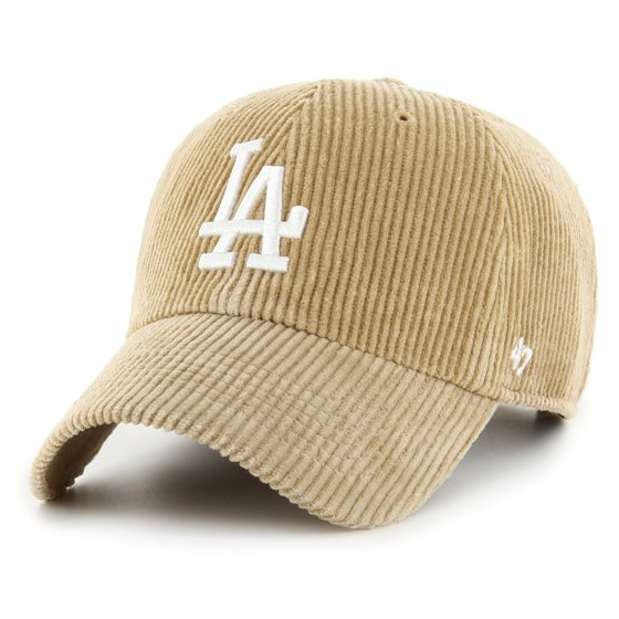 Casquette 47 LA Dodgers Cord Beige