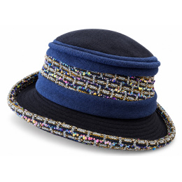 Chapeau Femme Klimt Polaire Bleu - Traclet