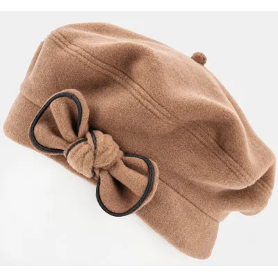 Béret Polaire Fil Marron Clair - Traclet