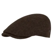 Matteo Brown Wool Flat Cap - FLECHET - Ref. 24314