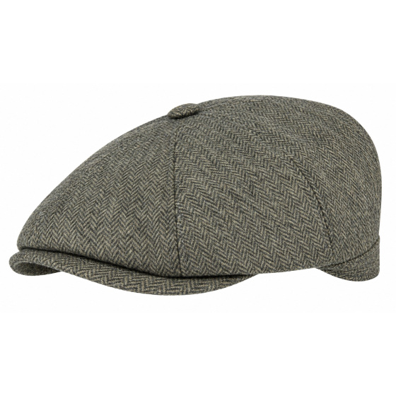 Casquette Hatteras Heritage Chevron Noir & Gris - Traclet