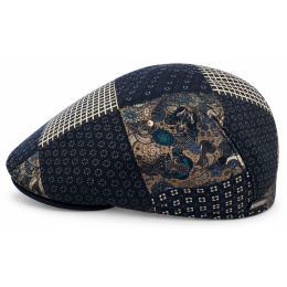 Casquette Bombée Patchwork Bohème Laine - Traclet