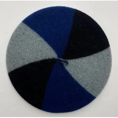 Trio Beret Blue Grey & Black - Le Béret Français