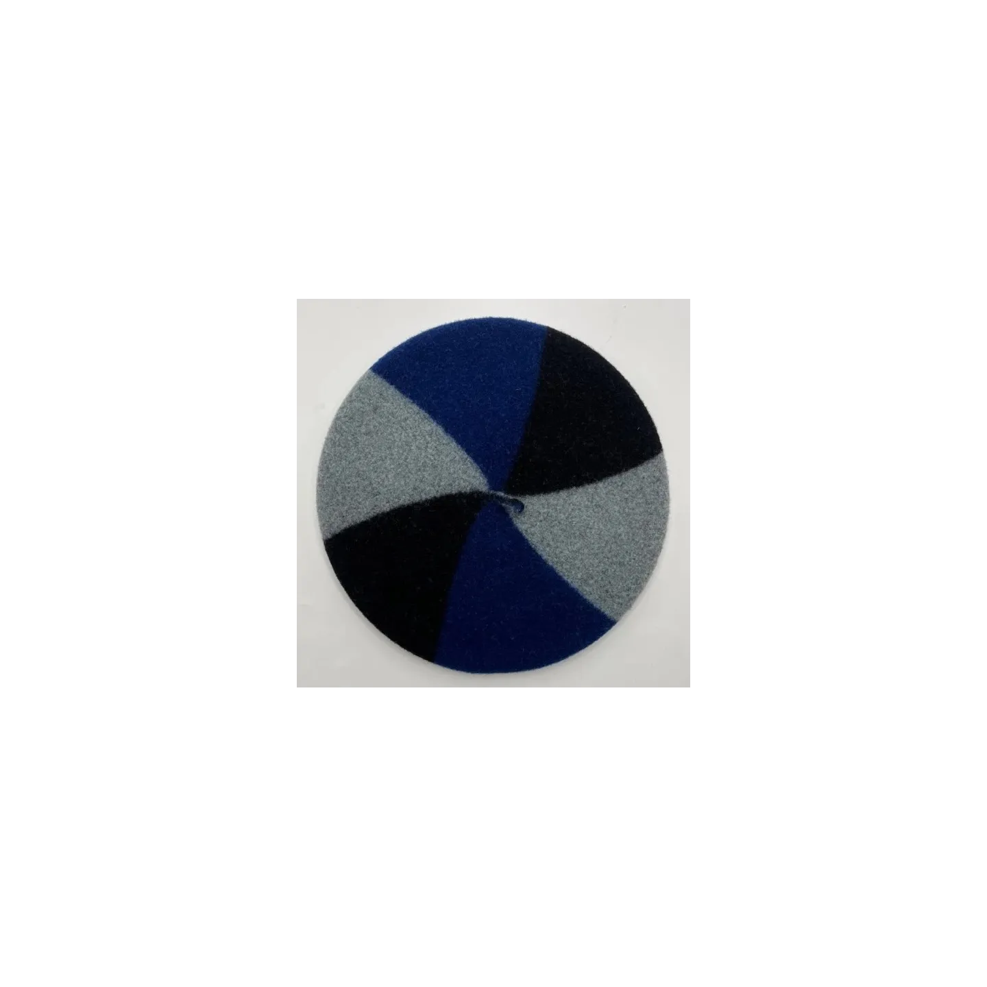 Trio Beret Blue Grey & Black - Le Béret Français
