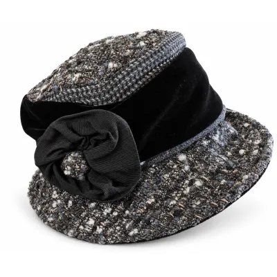 Women's Elegance Hat in Gray – Traclet, Ref: 24668| Chapellerie Traclet