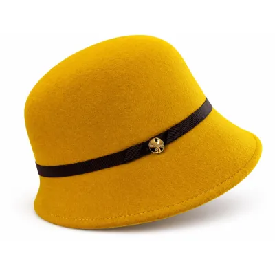 Chapeau Cloche Zaus Feutre Laine Soleil - Traclet