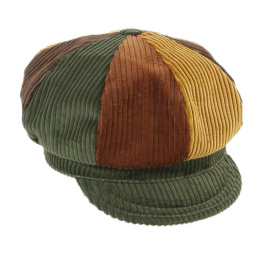 Casquette Gavroche Velours Multicolore - faustmann
