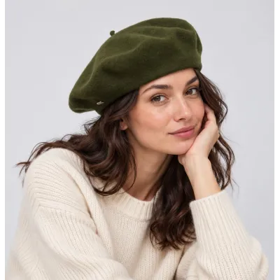 L'Authentique Khaki Beret - Héritage by Laulhère Reference: 9927 | Traclet Hat Shop