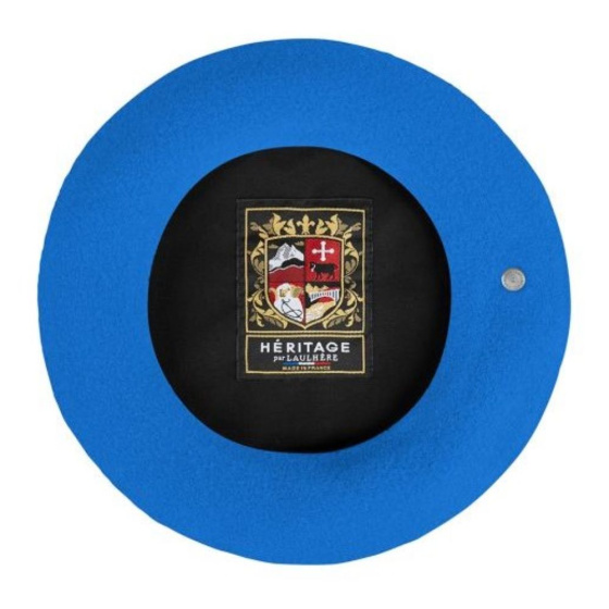 Béret L'Authentique Bleu Barbeau - Laulhère