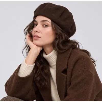 The Genuine Brown Beret - Laulhère, Ref: 24698| Chapellerie Traclet