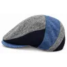 Vincent Patchwork Virgin Wool Flat Cap - Traclet | Ref: 19190 | Traclet Hat Shop