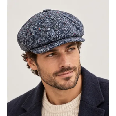 Limerick Virgin Wool Tweed Irish Cap - Traclet | Ref: 24711 | Traclet Hat Shop