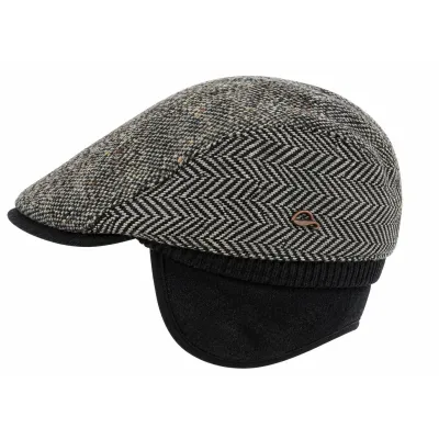Jackson Blue Tweed Cap with Earflaps - Gottmann, ref. 24549