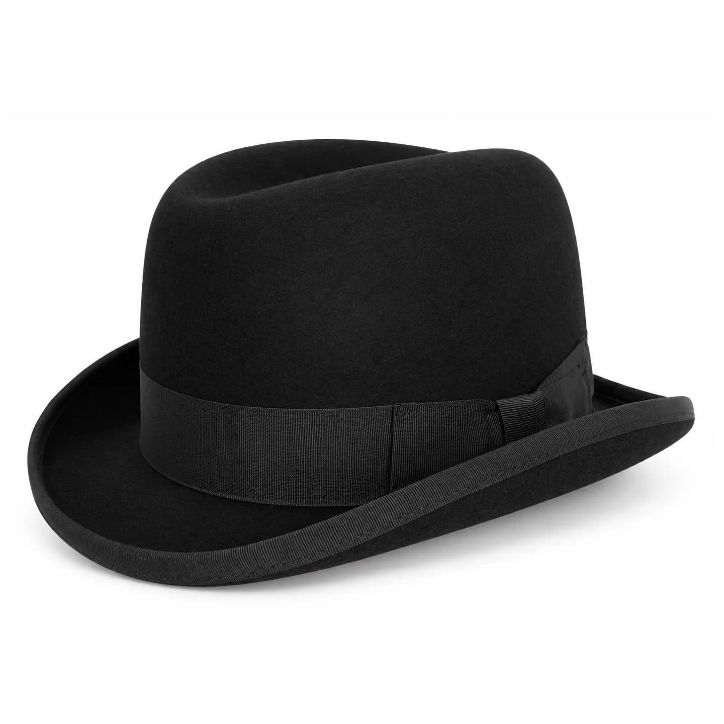 Chapeau Homburg Churchill Feutre Noir – Traclet Reference : 24718| Chapellerie Traclet