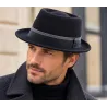 Chapeau Porkpie Kensington Feutre Noir – Traclet  Reference : 24720| Chapellerie Traclet