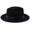 Black Wool Fedora Hat Pescara - Traclet ref 21981 traclert hatters