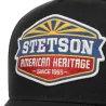 Casquette Baseball Héritage Sunset Noire Coton – Stetson Reference : 24732| Chapellerie Traclet