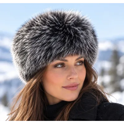 Toque Femme Alaska Fourrure Gris Argenté - Traclet  Reference : 24736| Chapellerie Traclet