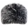 Tennessee Faux Fur White & Black Beanie - Traclet Reference: 10024 | Traclet Hat Shop