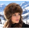 Tennessee Faux Fur White & Black Beanie - Traclet Reference: 10024 | Traclet Hat Shop