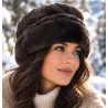 Toque Femme Boréale Fausse Fourrure Marron – Traclet Reference : 24742 | Chapellerie Traclet