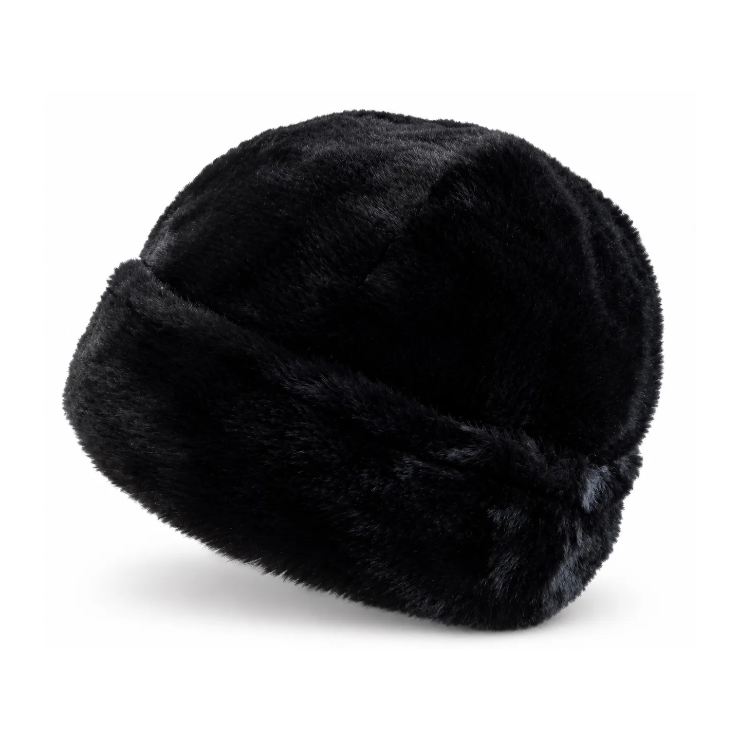 Black Faux Fur Cherrybush Beanie - Barts Reference: 8629 | Traclet Hat Shop