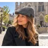 Casquette plate chevron gris clermont ferrand