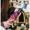 Parapluie Femme  Anna Terracotta Finition Prune - Piganiol  Reference : 24750| Chapellerie Traclet