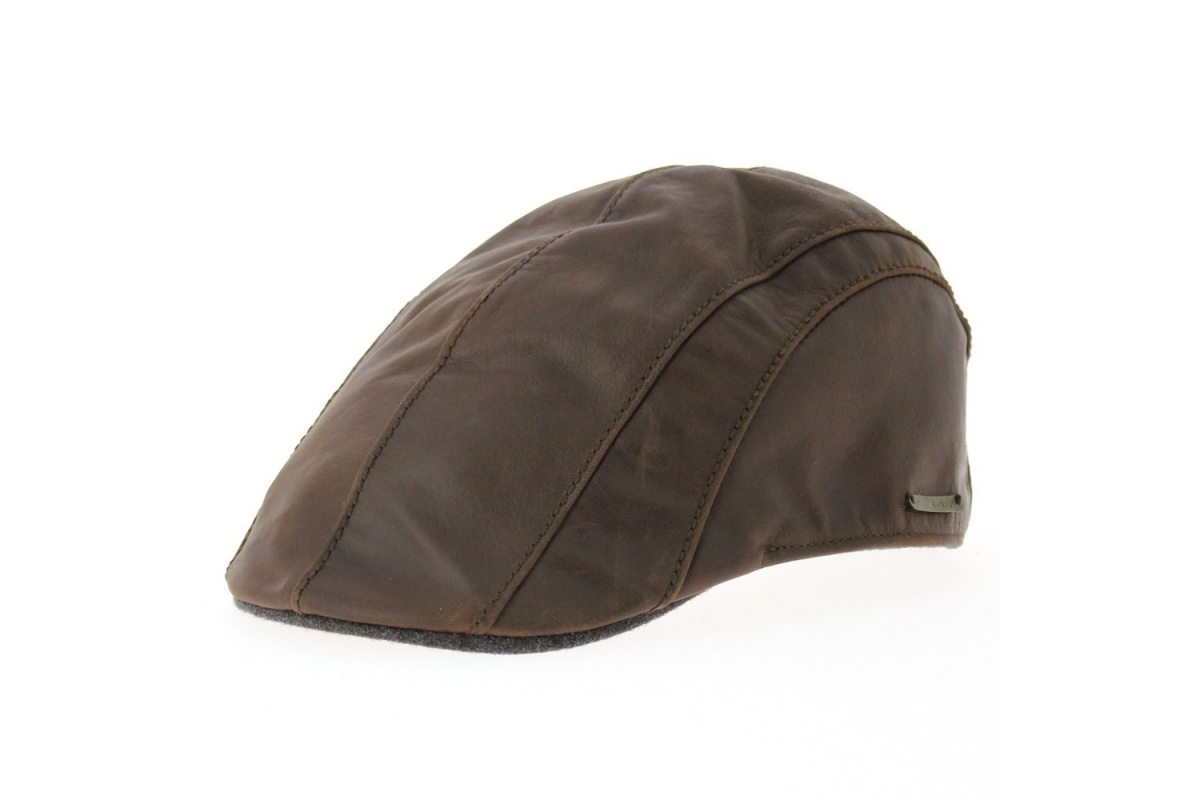 madison old cotton flatcap by stetson