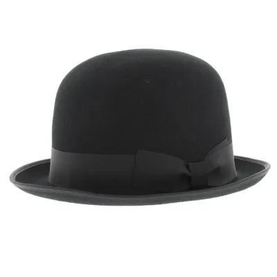 Wool felt bowler hat