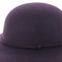 Felt capeline wine color