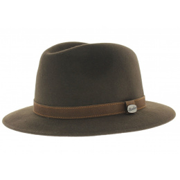 Allegro Borsalino Rain Proof brown hat