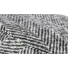 Winter bandera cap black and white chevron