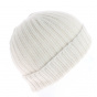 Natural cashmere hat