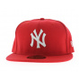 Red New York cap