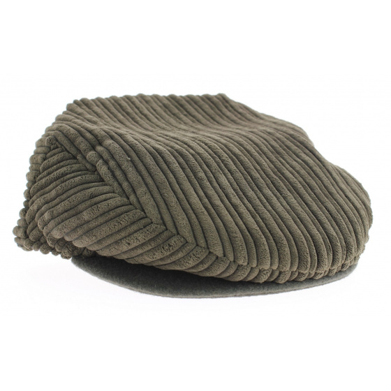 Velvet cap roannaise khaki