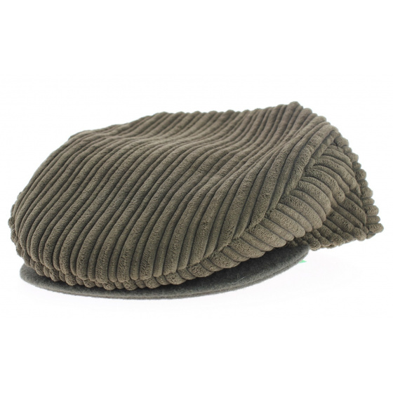 Velvet cap roannaise khaki