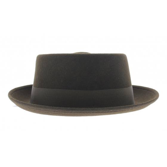 Chapeau porkpie marron