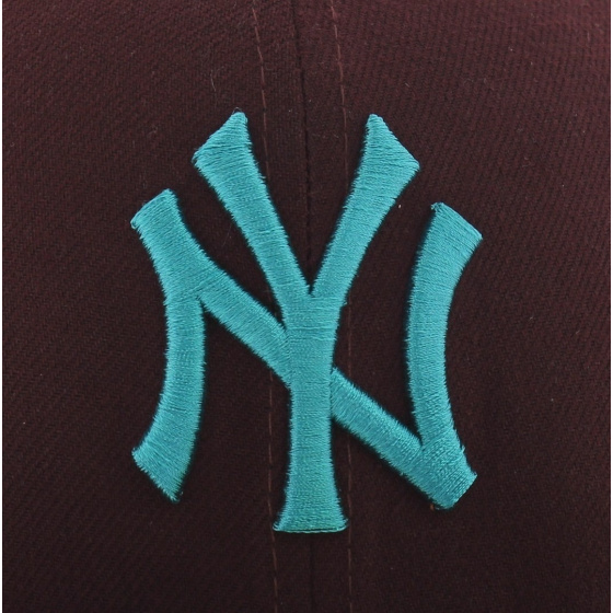 Casquette bordeau NY seas cont NewEra