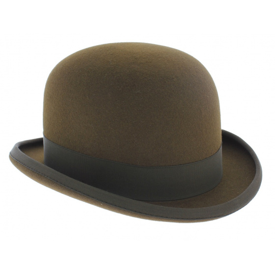 chapeau melon poil de lapin marron chapeau melon poil de lapin marron
