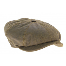 Leather hatteras cap