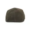 Casquette cuir Caloway Marron par Traclet