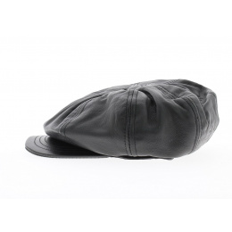 Casquette cuir montagny Noir