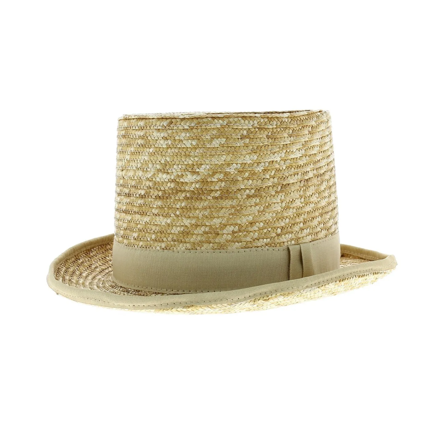 Chapeau Haut de Forme en paille 