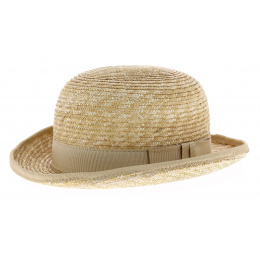 straw bowler hat