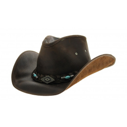 Chapeaux De Cowboy Vintage En Cuir Synthétique Hommes