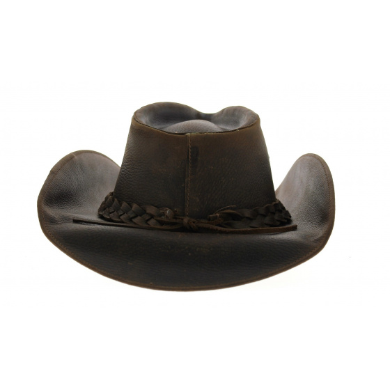 Chapeau rodéo cuir Bullhide